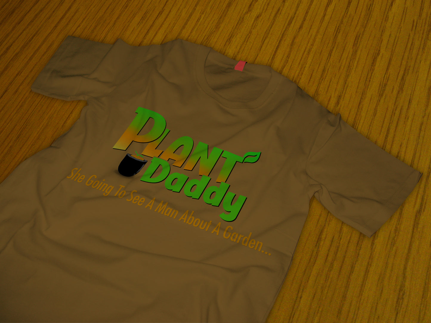 Plant Daddy Short Sleeve Shirt (Brown)